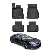 2020-2026 BMW 8 Series G16 Gran Coupe Premium Floor Mats Liners Full Set All Weather Heavy Duty Black