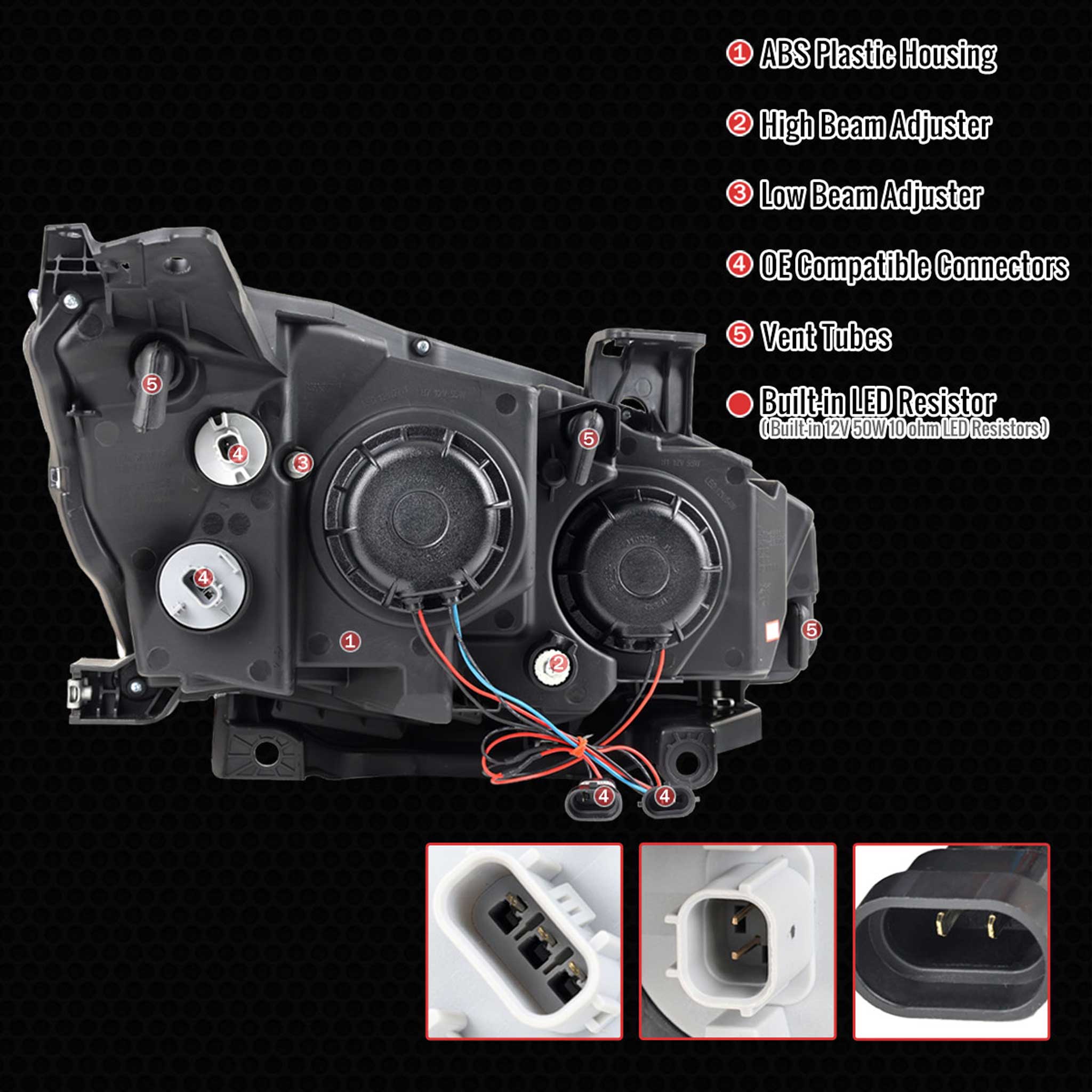 For Honda Civic 2016-2021 Full LED Projector Headlights Sequential DRL Black Smoked Lens Glossy
