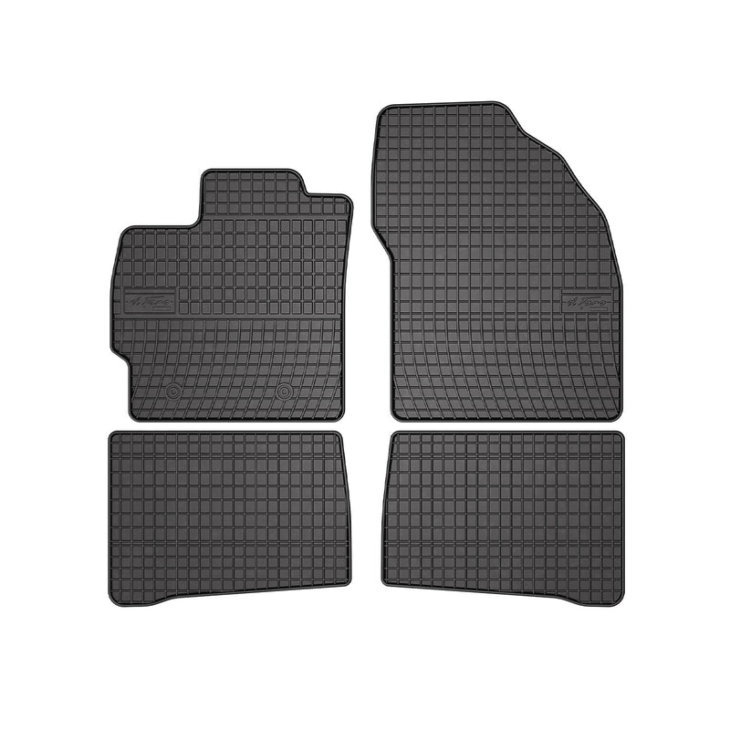 2010-2015 Toyota Prius Floor Mats Liners Full Set All Weather Rubber Black