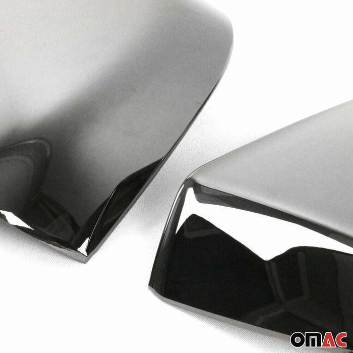 Side Mirror Cover Caps fits RAM ProMaster City 2015-2022 ABS Chrome Dark 2x