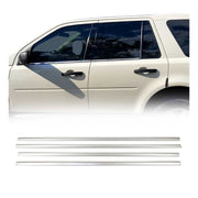 2008-2015 Land Rover LR2 Window Molding Trim Streamer Stainless Steel 4x
