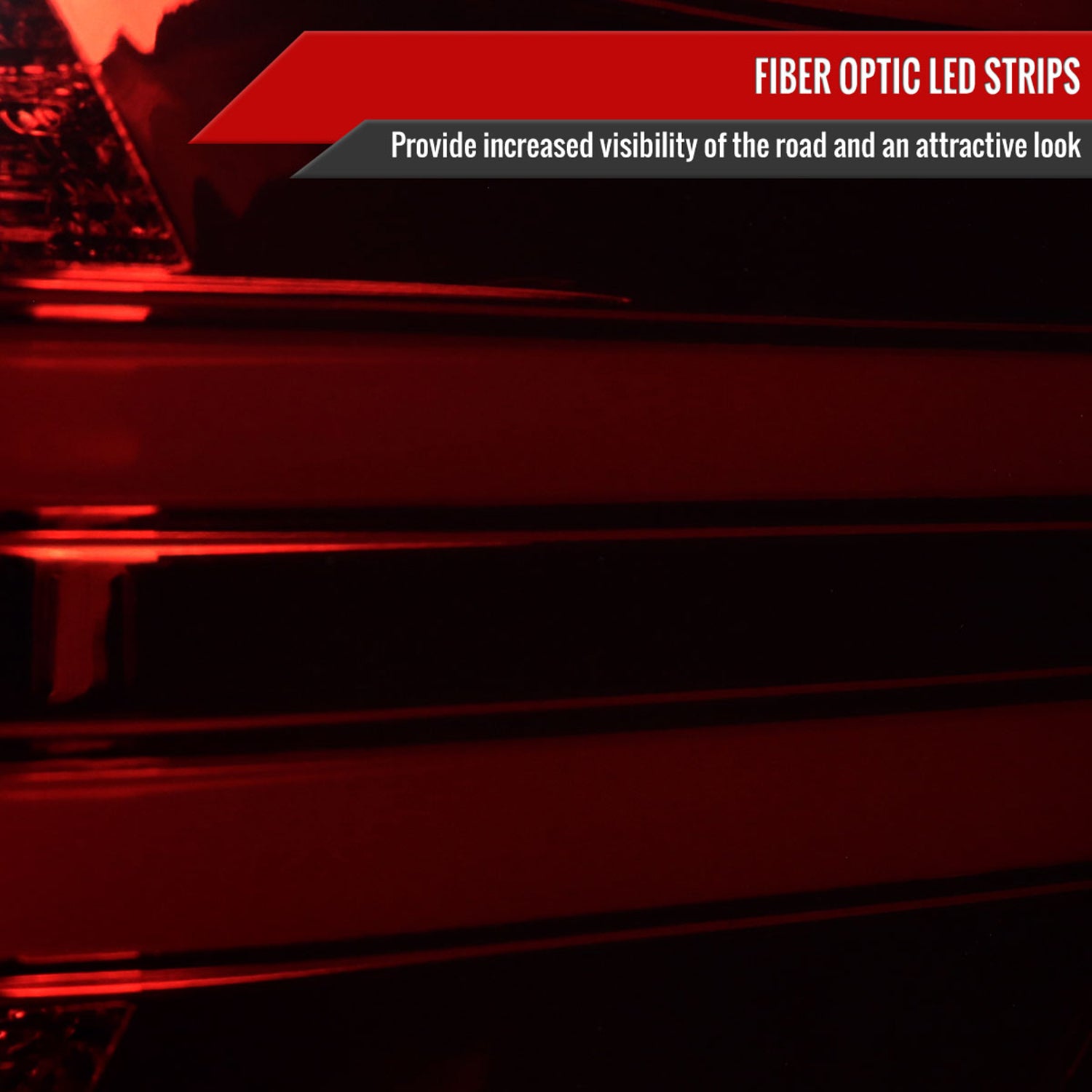 2006-2011 Mercedes Benz W164 ML Class LED Tail Lights Chrome/Red Smoke Lens