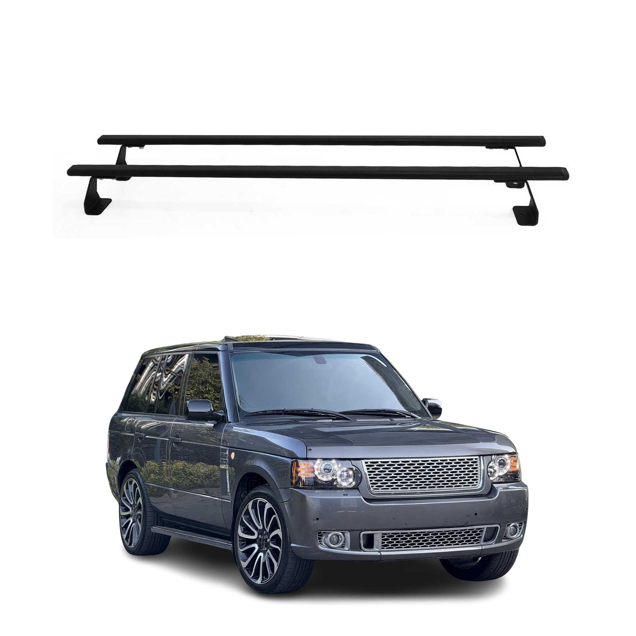 2001-2012 Land Rover Range Rover Vogue L322 Roof Rack Cross Bars Black