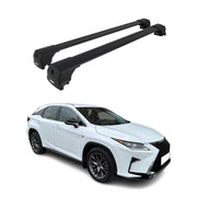2016-2022 Lexus RX450h Roof Rack Cross Bars Black