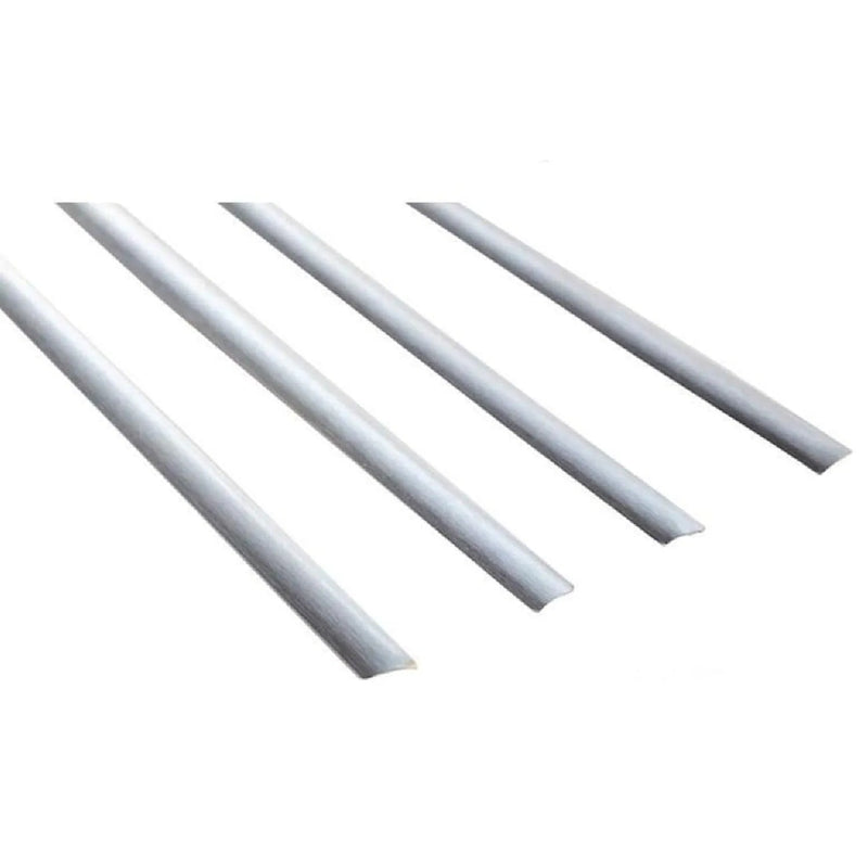 2015-2021 VW Golf Mk7 Window Molding Trim Streamer Steel Silver 4 Pcs