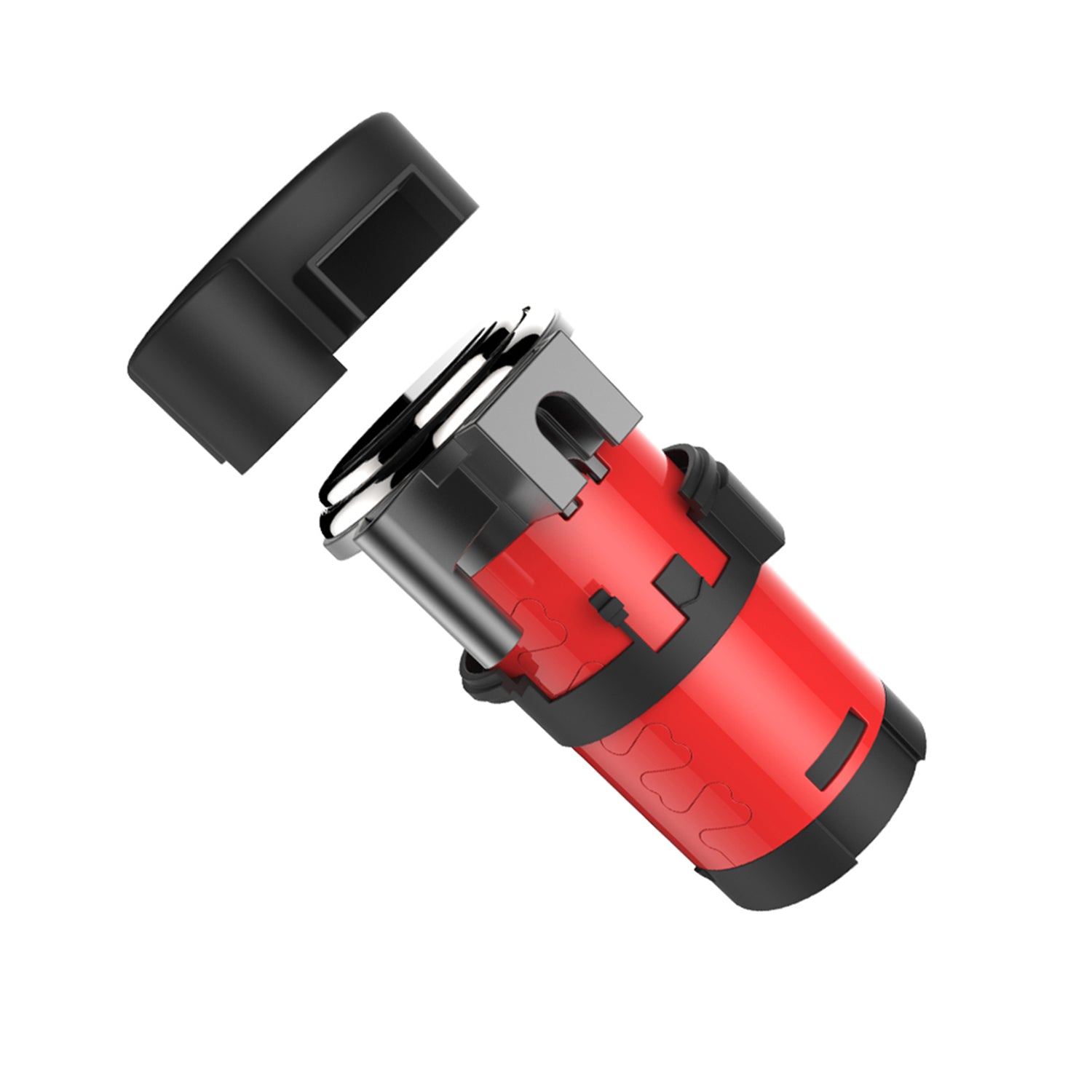 Red Air Horn x2 with Compressor