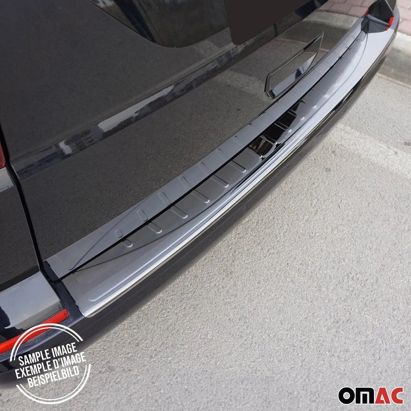 Rear Bumper Sill Cover Protector Guard for Mercedes Metris 2016-2024 Steel Dark - OMAC USA