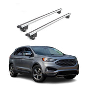 Roof Rack Cross Bars Luggage Carrier for Ford Edge 2015-2019 Gray 2 Pcs