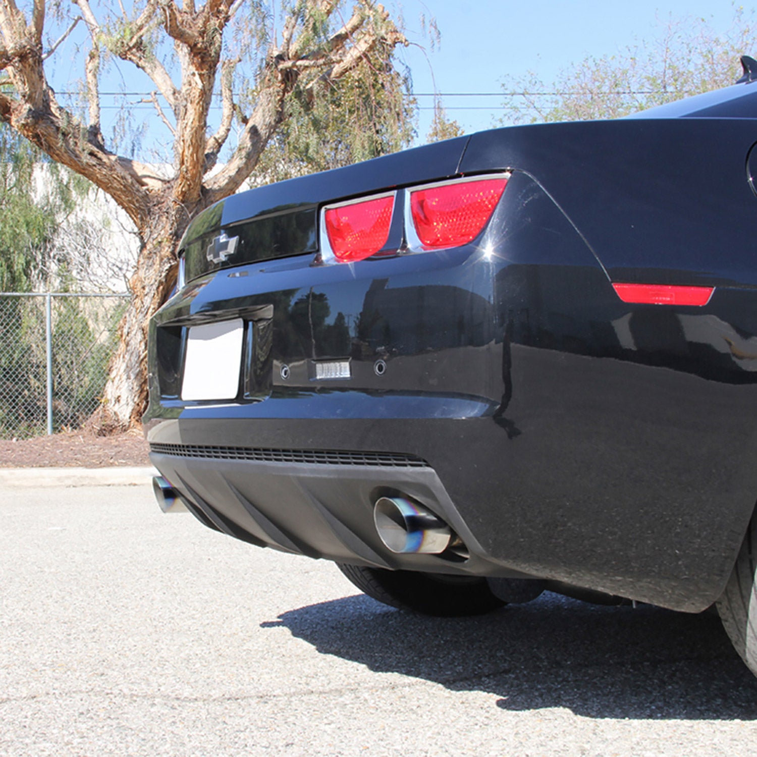 2010-2015 Chevy Camaro 3.6L V6 S.Steel Dual Catback Exhaust System Burnt Tip