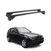 2004-2010 BMW X3 E83 Roof Rack Cross Bars Black