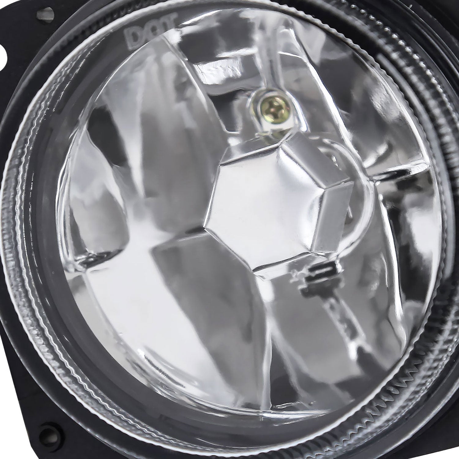 2003-2005 Mazda 6 Sedan H3 Halo Ring Fog Lights Kit Chrome/Clear Lens