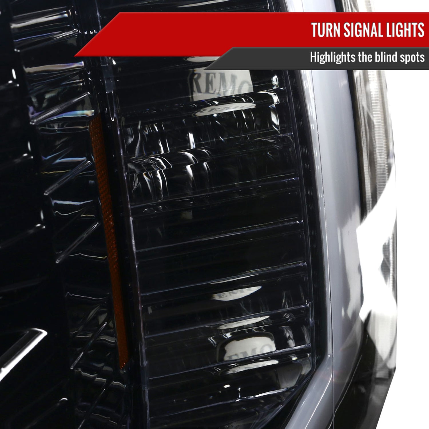 2007-2014 Chevy Silverado 1500/2500HD/3500HD LED C-Bar Headlights Black