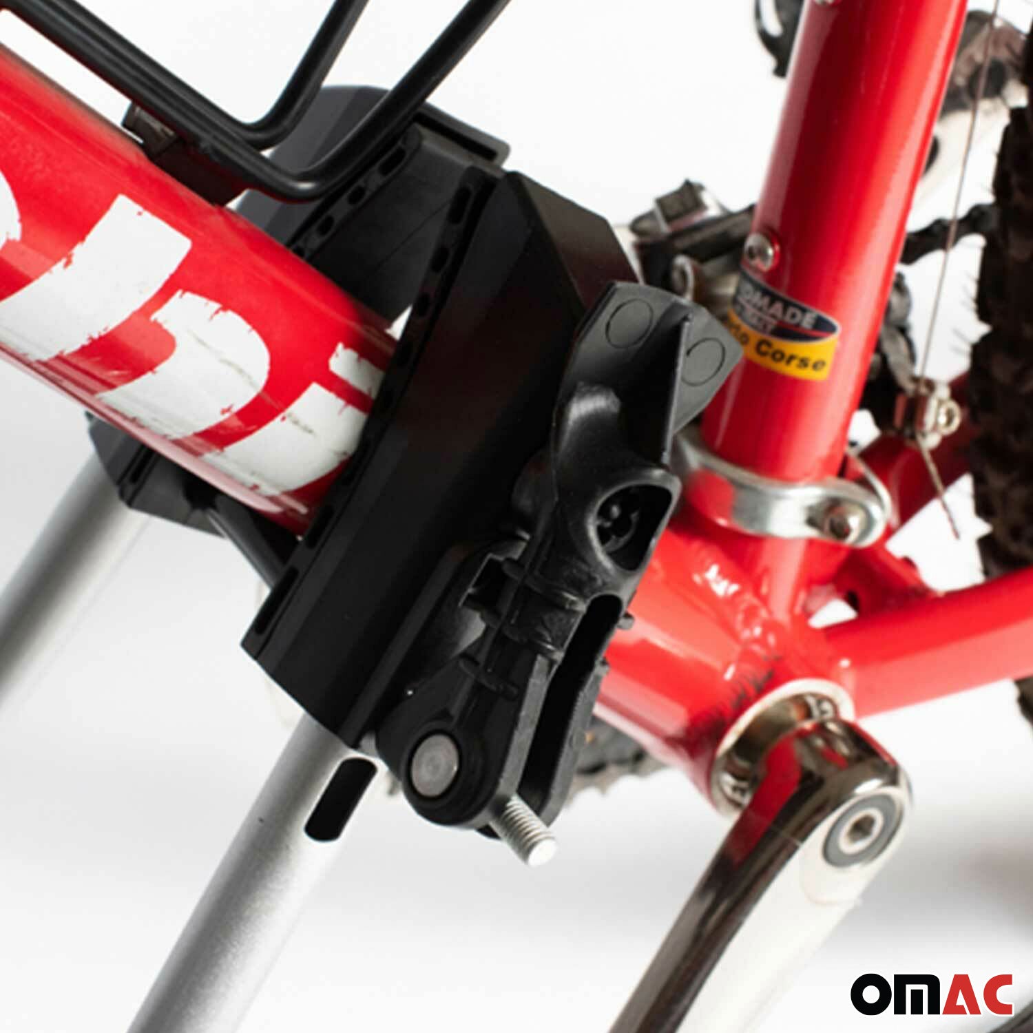 Bike Rack Mount Bicycle Carrier Lightweight Durable Aluminum Silver 2Pcs