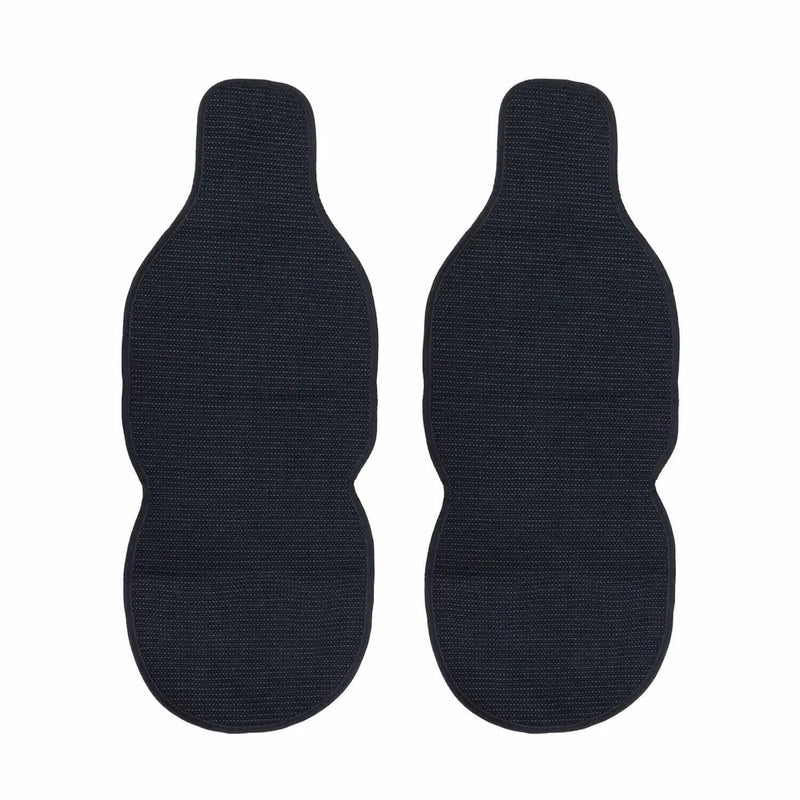 Infiniti Antiperspirant Front Seat Cover Pads Black Grey 2 Pcs