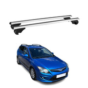 2009-2012 Hyundai Elantra Touring Roof Rack Cross Bars Silver