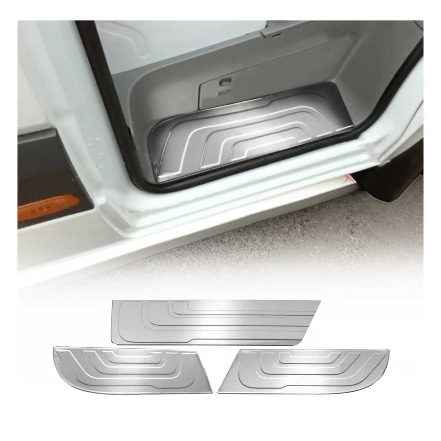2019-2026 Mercedes Sprinter W907 910 Door Sill Scuff Plate Scratch Stainless Steel
