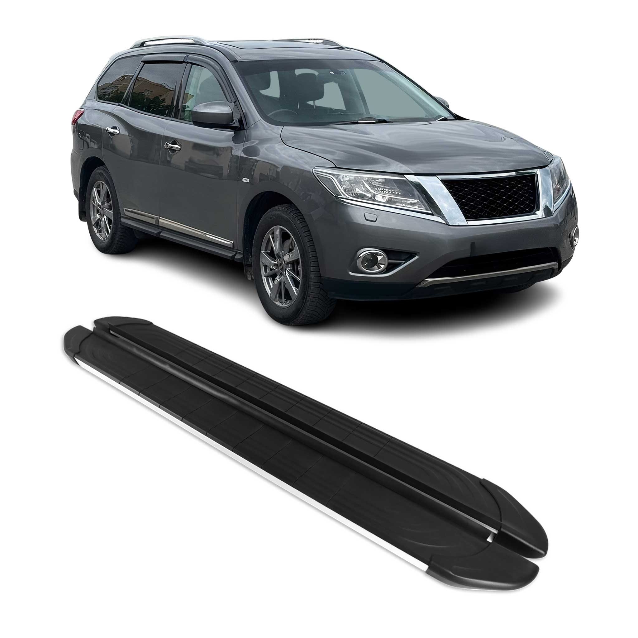 2013-2021 Nissan Pathfinder Nerf Bar Side Step Running Boards Alu 2x