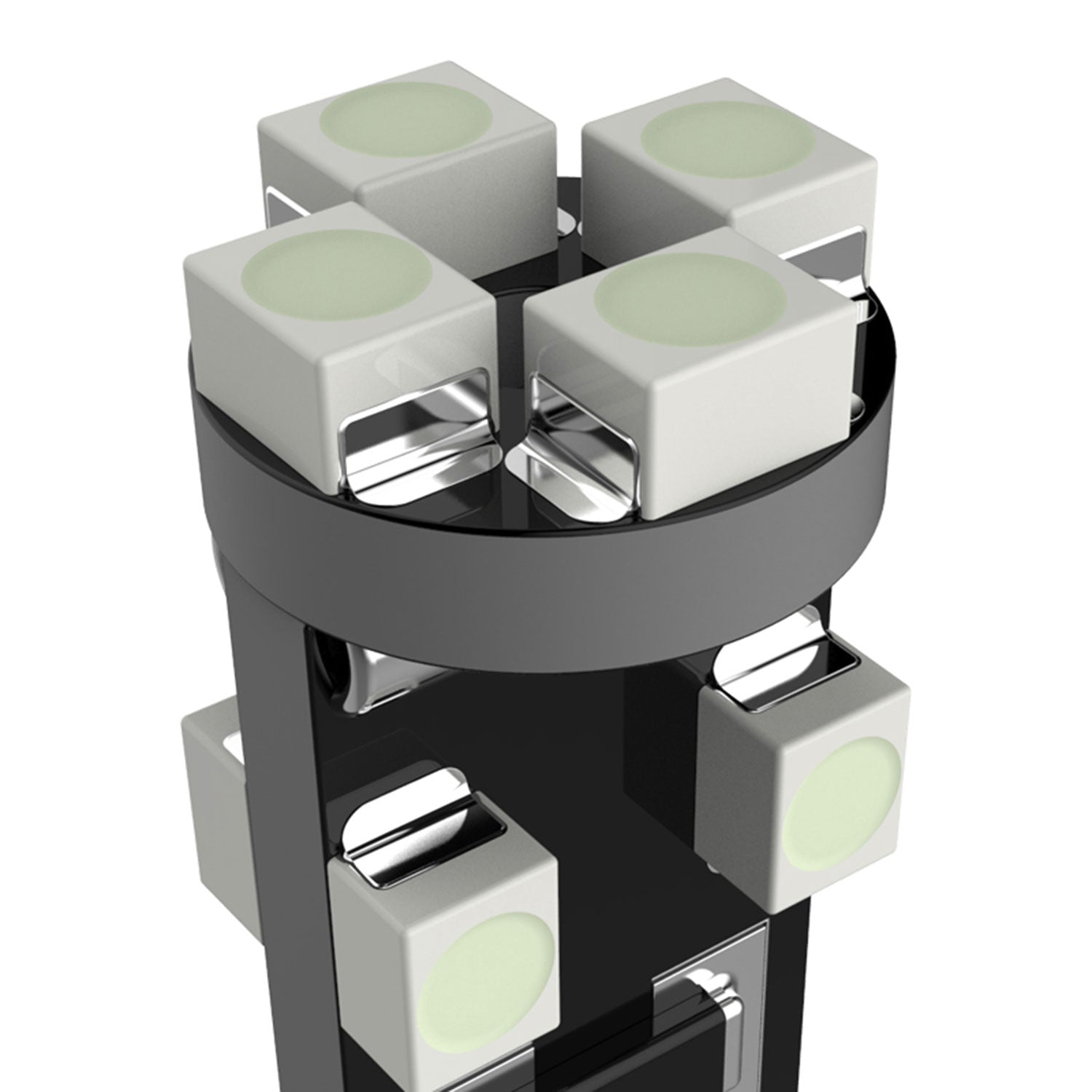 T10 8 SMD LED Bulb w/ Integrated Canbus - 2PC White