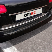 2006-2010 VW Passat B6 Wagon Rear Bumper Sill Cover Protector Guard Stainless Steel Dark