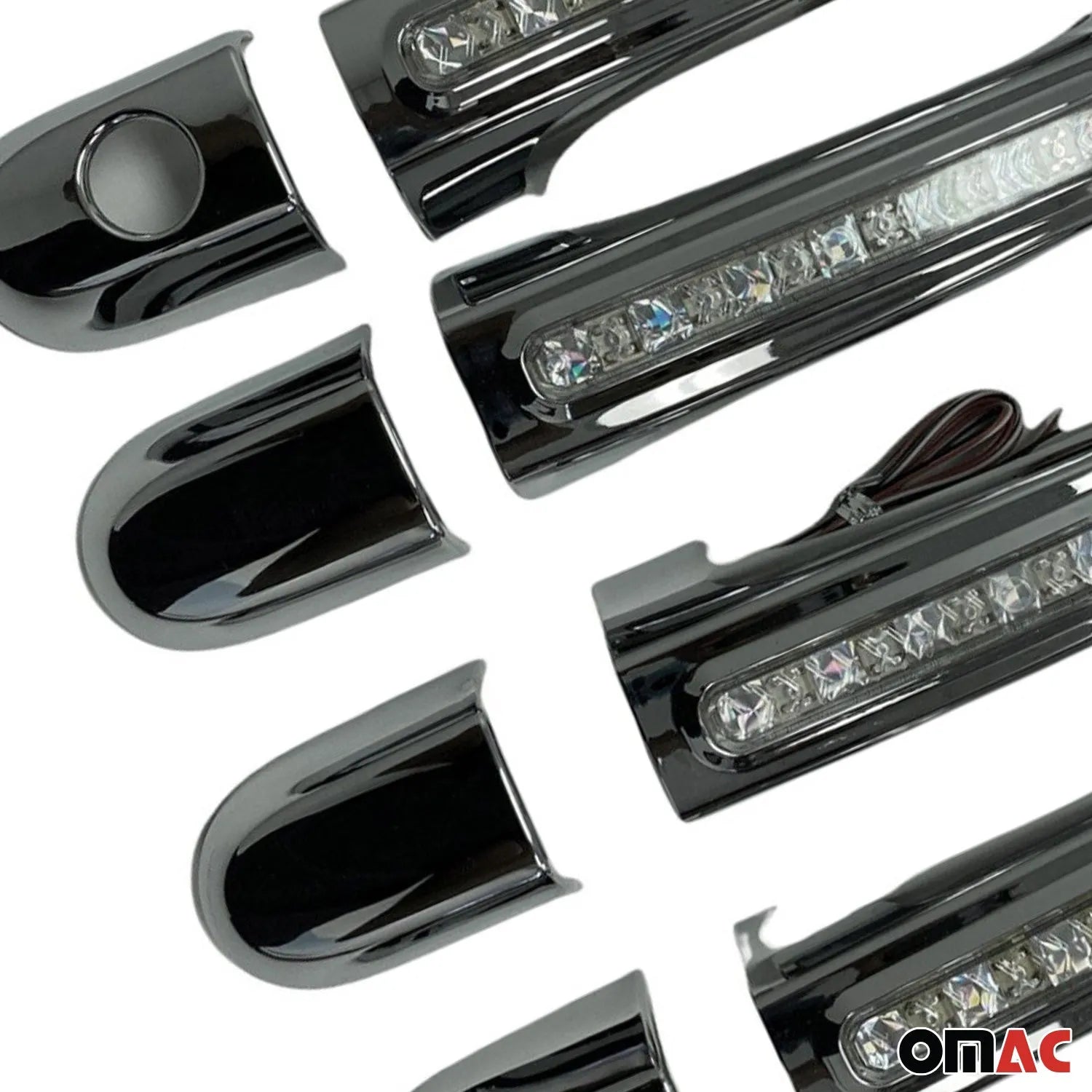 2005-2010 Kia Sportage Car Door Handle Cover Protector Silver Chrome