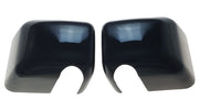 2007-2018 Jeep Wrangler Mirror Cover Caps Gloss Black 2Pcs ABS Plastic
