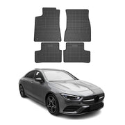 2020-2025 Mercedes CLA C118 Floor Mats Liners Full Set All Weather Rubber Black