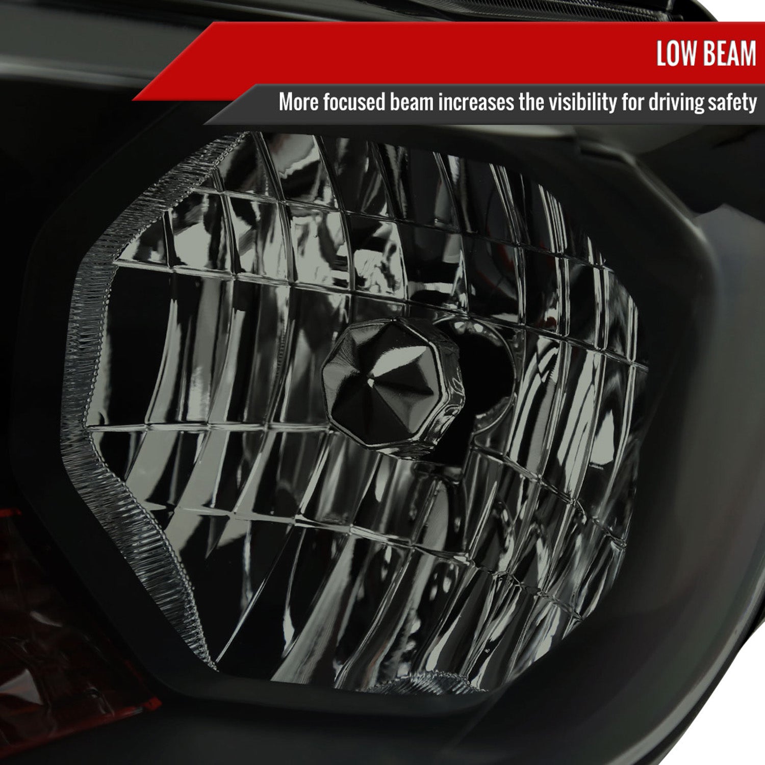 2019-2022 Ford Ranger XL/XLT Factory Halogen Headlights Glossy Black/Smoke