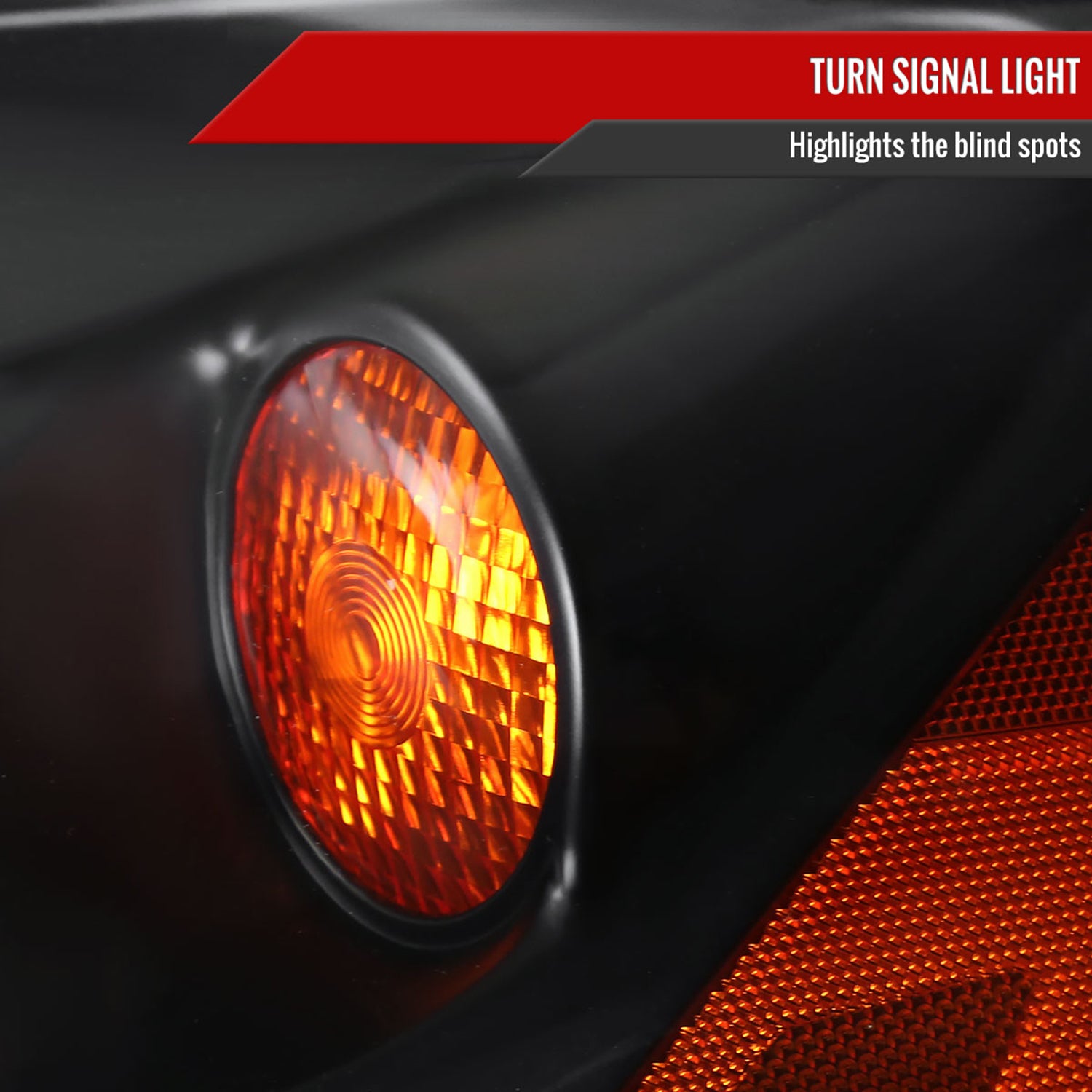 2005-2010 Pontiac G6 Projector Headlights w/ LED Light Strip Matte Black/Clear