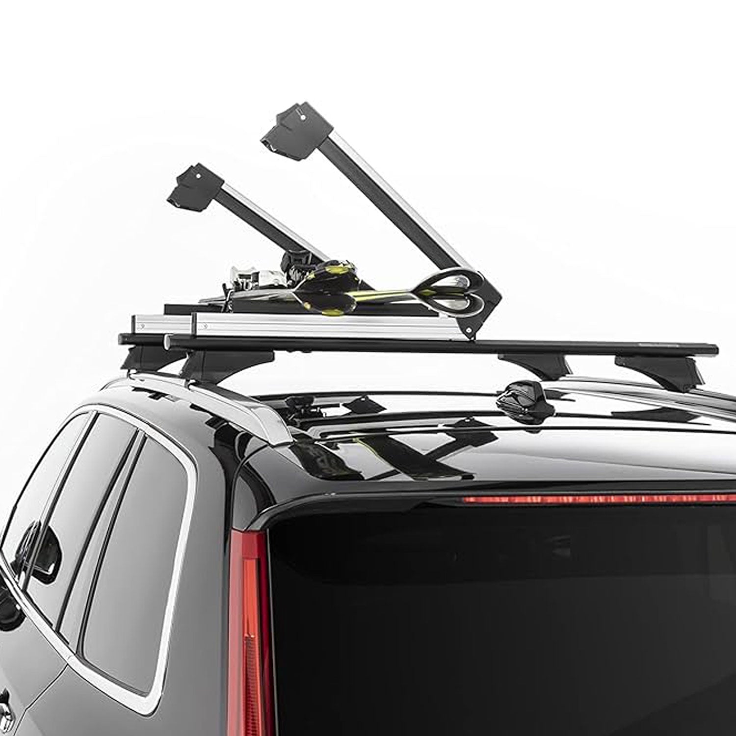 23.6 Inches Ski Rack Snowboard Carriers Top Holder Roof Rack Lockable
