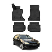 2010-2013 BMW 5 Series GT F07 Floor Mats Liners Full Set All Weather Black