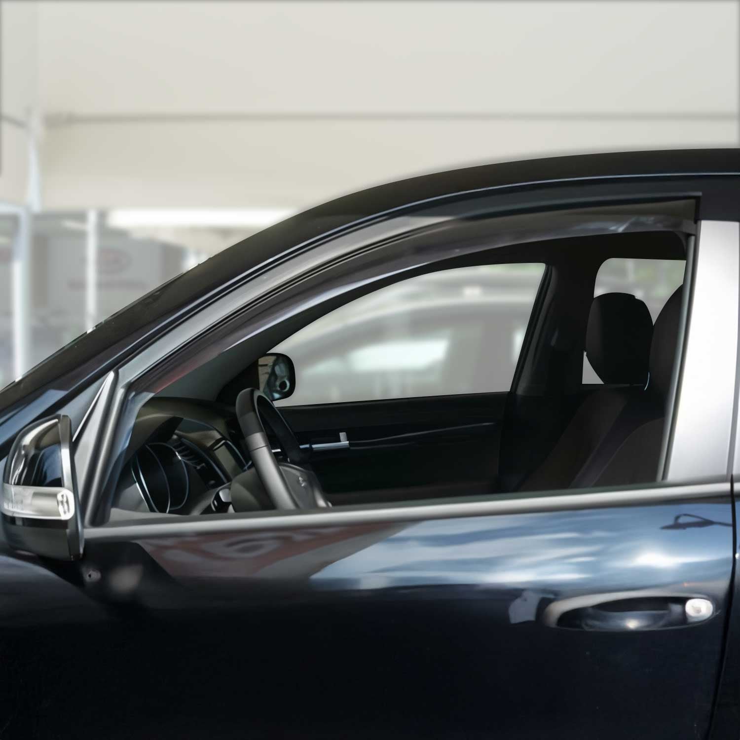 2011-2015 Kia Sorento Window Visor Vent Rain Deflector 2Pcs Smoke