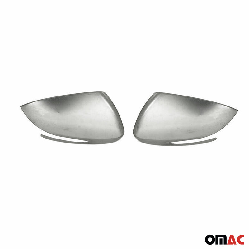 2017-2022 Kia Sportage Side Mirror Cover Caps Steel Silver 2 Pcs