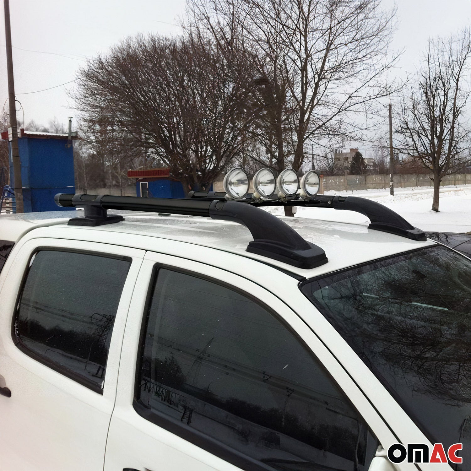 1998-2004 Nissan Frontier Crew Cab Roof Rack Rails Side Rails Black