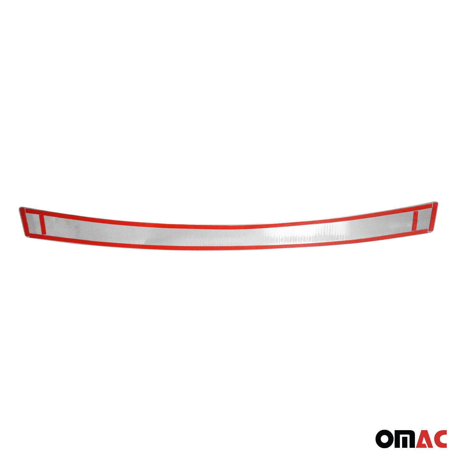 2016-2024 Fiat 500X Rear Bumper Sill Cover Carbon Foiled Stainless Steel Black 1 Pcs