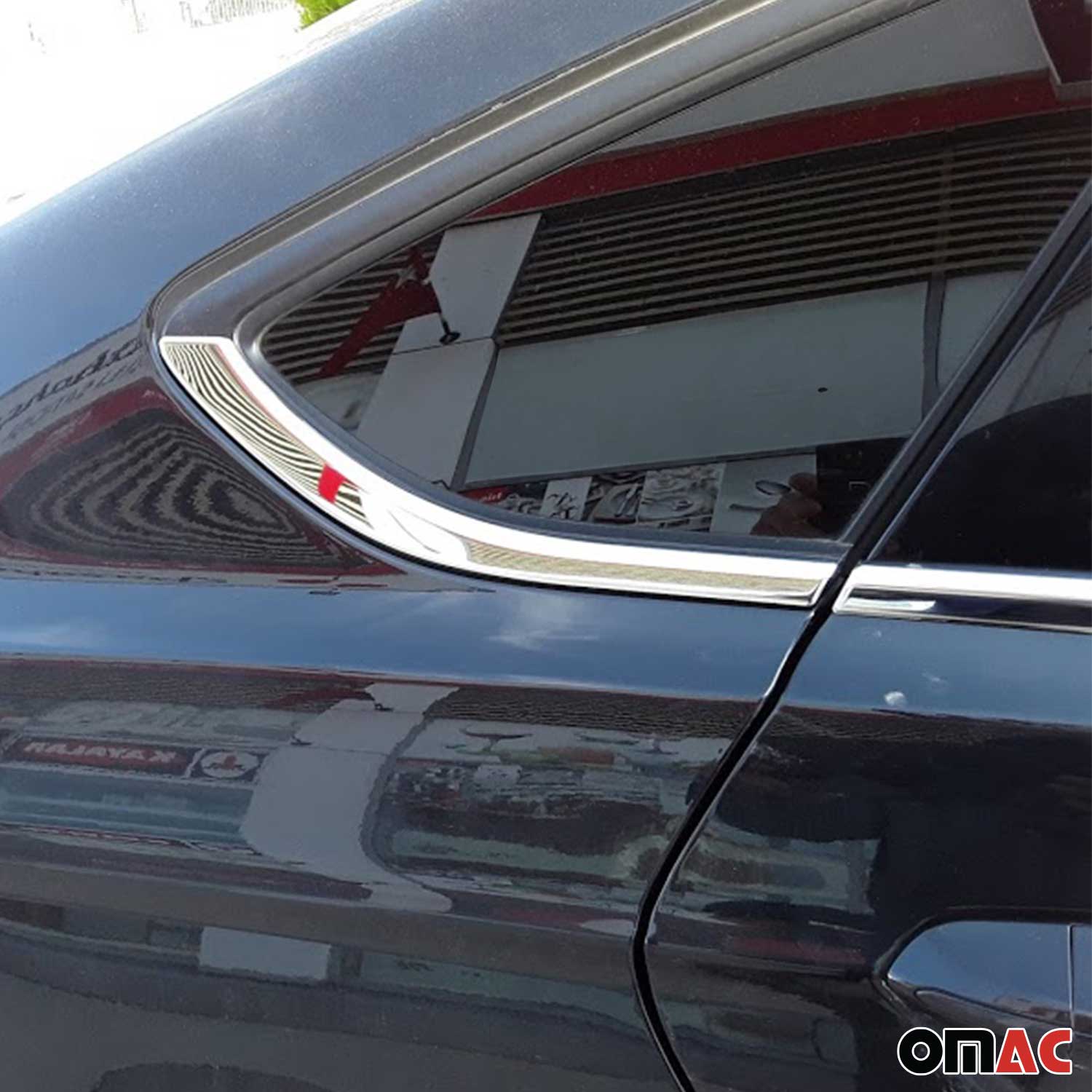 2013-2020 Ford Fusion Sedan Window Molding Trim Streamer Stainless Steel