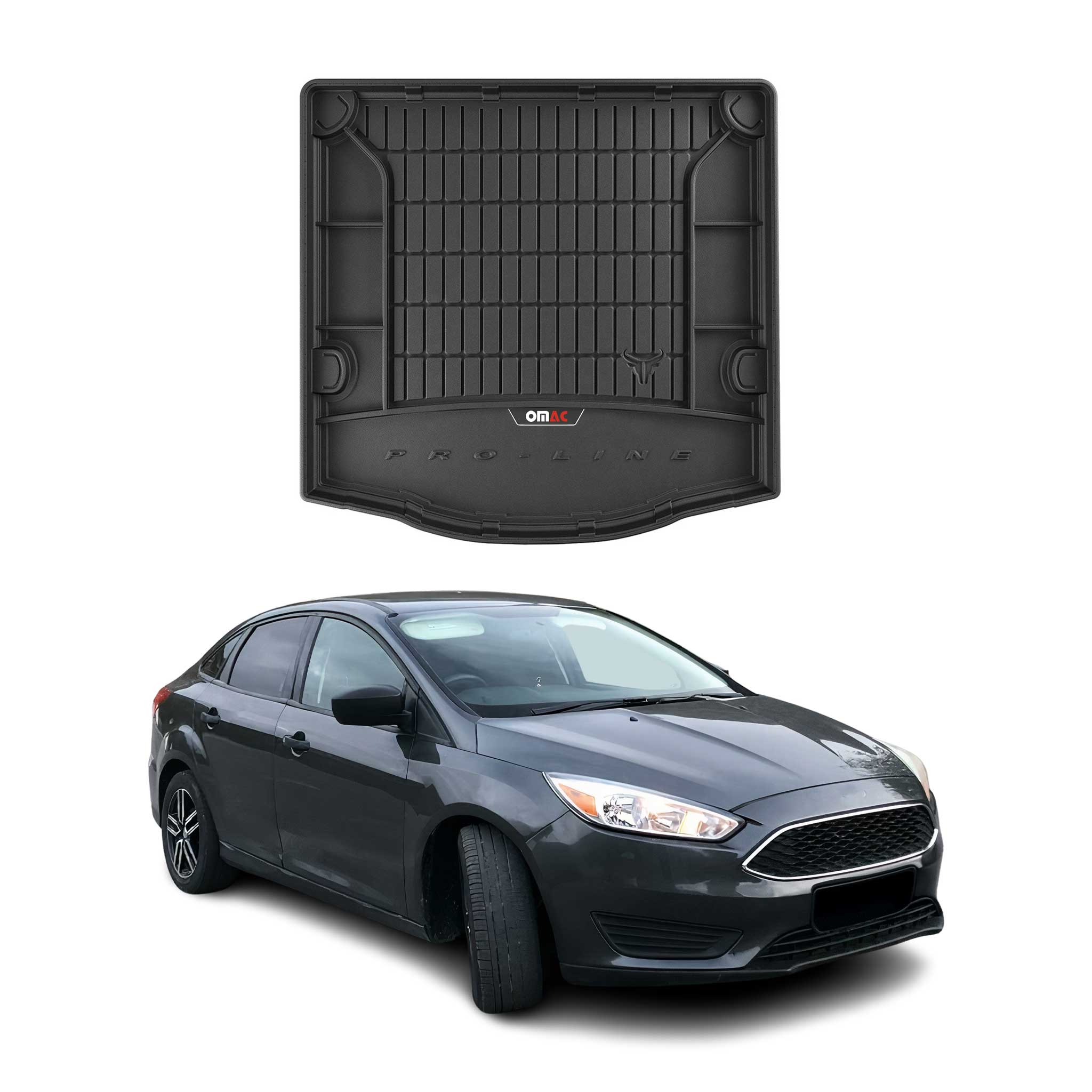 2012-2018 Ford Focus Sedan Premium Cargo Liner Trunk Mat All Weather Heavy Duty