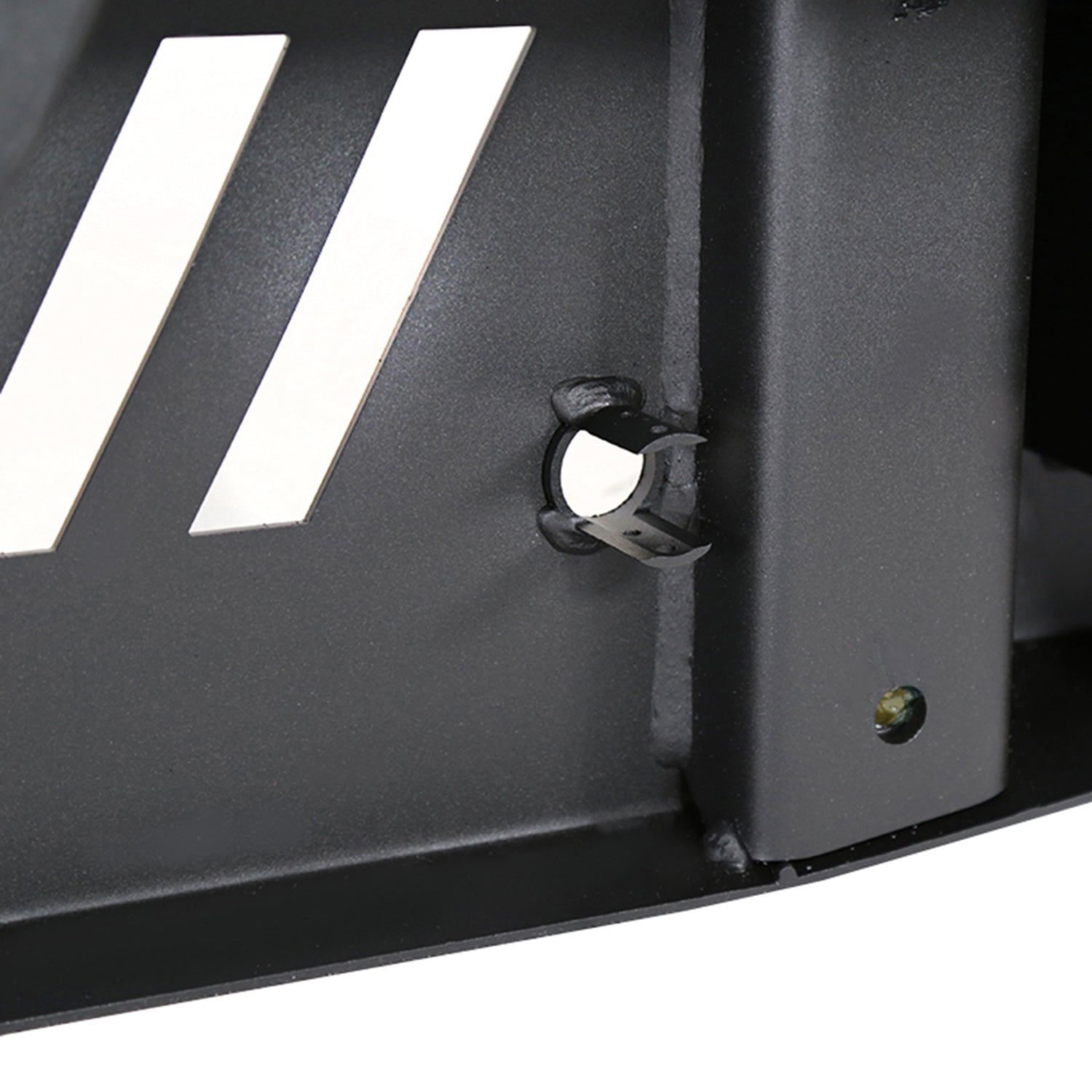 2014-2021 Toyota Tundra Black Heavy Duty Steel Rear Step Bumper w/License Lamp