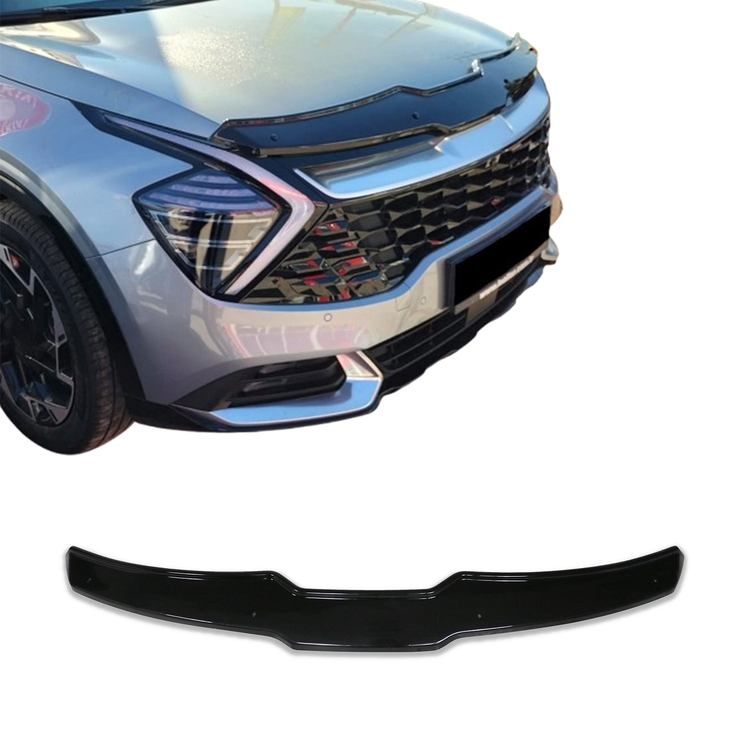 2023-2026 Kia Sportage Front Bug Shield Hood Deflector 1 Pc Smoke
