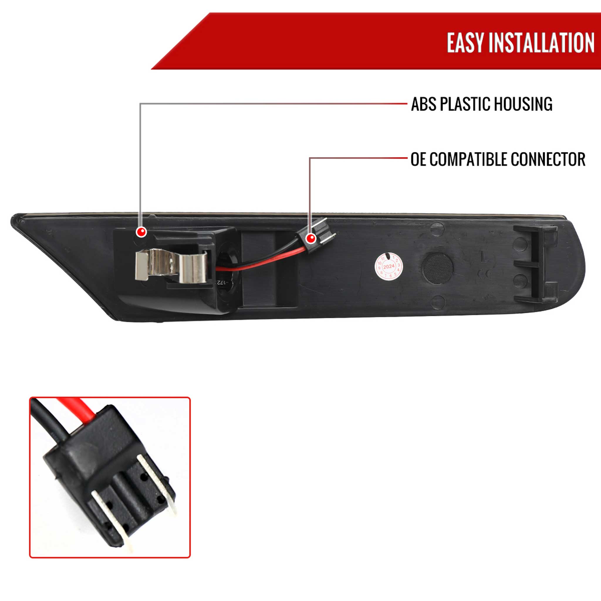 For Porsche 911 986/996 1997-2006 LED Turn Signal Light Smoke With Sequential