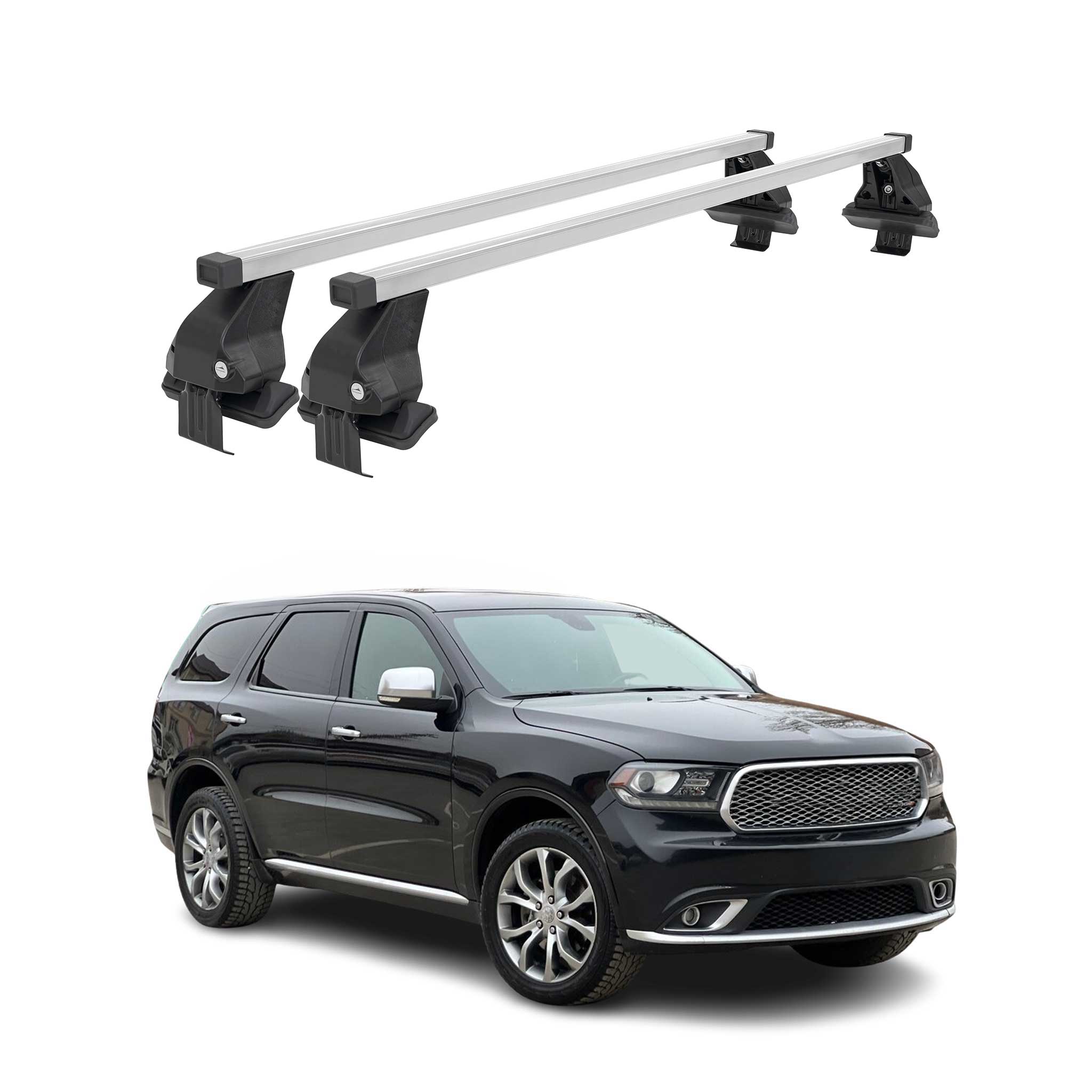 2011-2025 Dodge Durango Roof Rack Cross Bars Silver