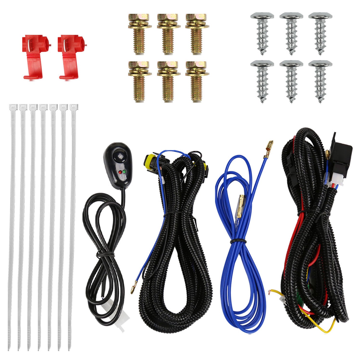 2008-2010 Ford F-250/350/450/550 Super Duty Fog Lights & Switch Chrome/Smoke