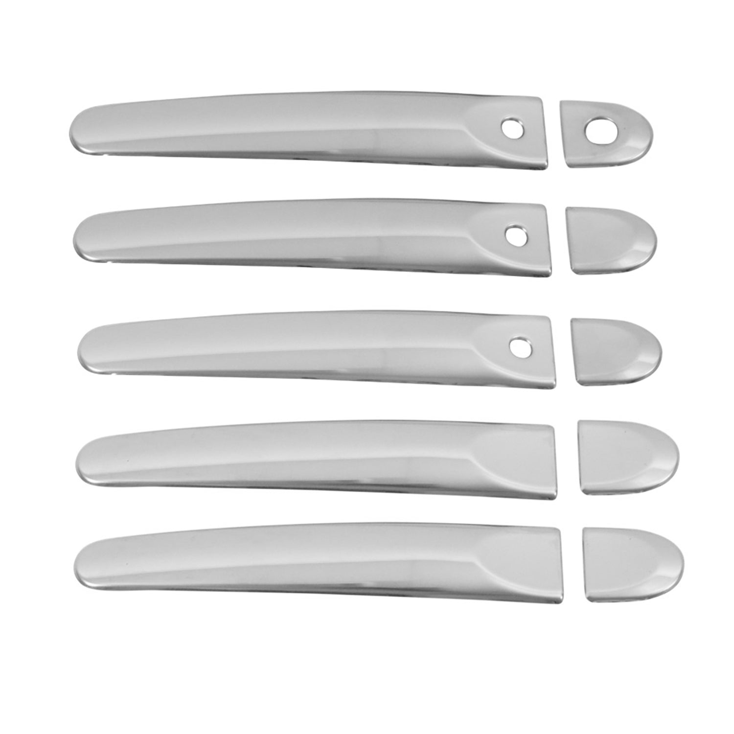 2009-2014 Nissan Cube Car Door Handle Cover Protector Stainless Steel Chrome Sensor