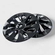 2020-2023 Tesla 3 Wheel Cover Hubcaps Gloss Black 4Pcs ABS Plastic