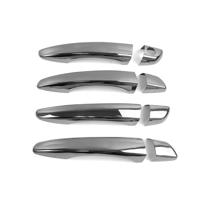 Car Door Handle Cover Protector for Peugeot 3008 2016-2023 Steel Chrome 8 Pcs