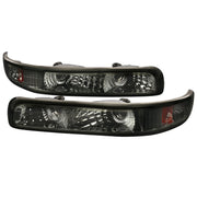 1999-2002 Chevy Silverado/ 2000-2006 Tahoe Suburgan Bumper Lights Chrome/Smoke