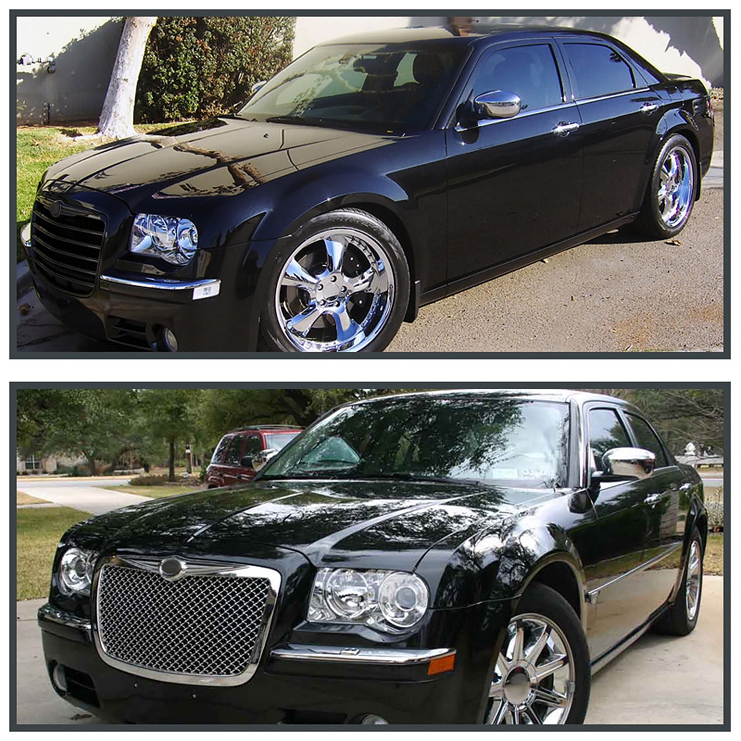 2005-2010 Chrysler 300/300C Dodge Magnum/Charger Chrome ABS Mirror Covers