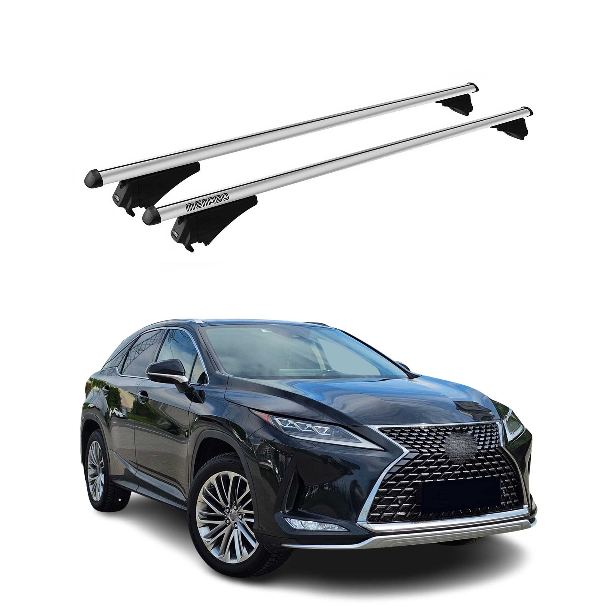2016-2022 Lexus RX Roof Rack Cross Bars Silver