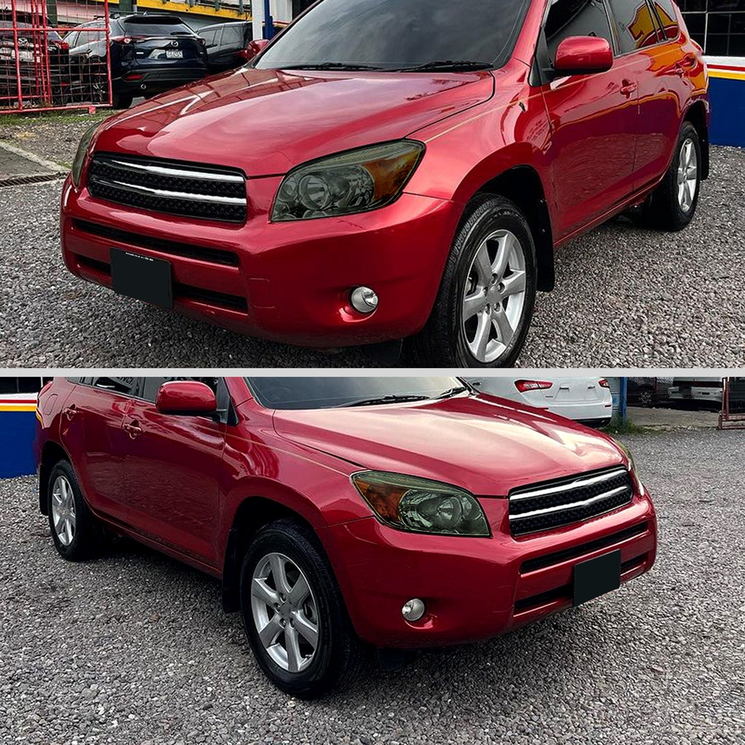 2006-2008 Toyota RAV4 Factory Style Headlights Chrome Housing/Smoke Lens