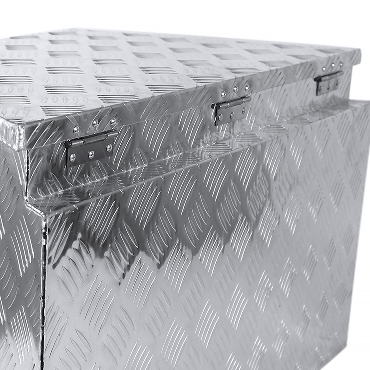 Universal 15~29" Silver Heavy Duty Truck Trailer Tongue Tool Box w/ Lock & Keys