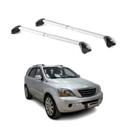 2003-2009 Kia Sorento Roof Rack Cross Bars Silver
